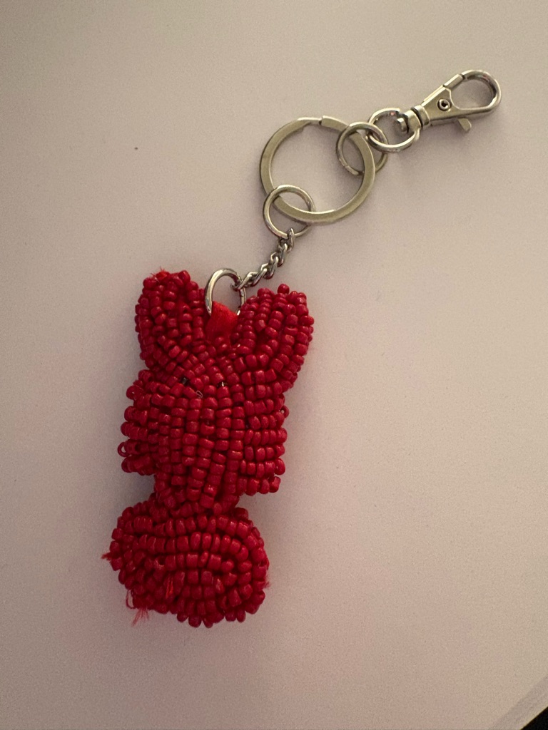 Lobster Beaded Bag Charm